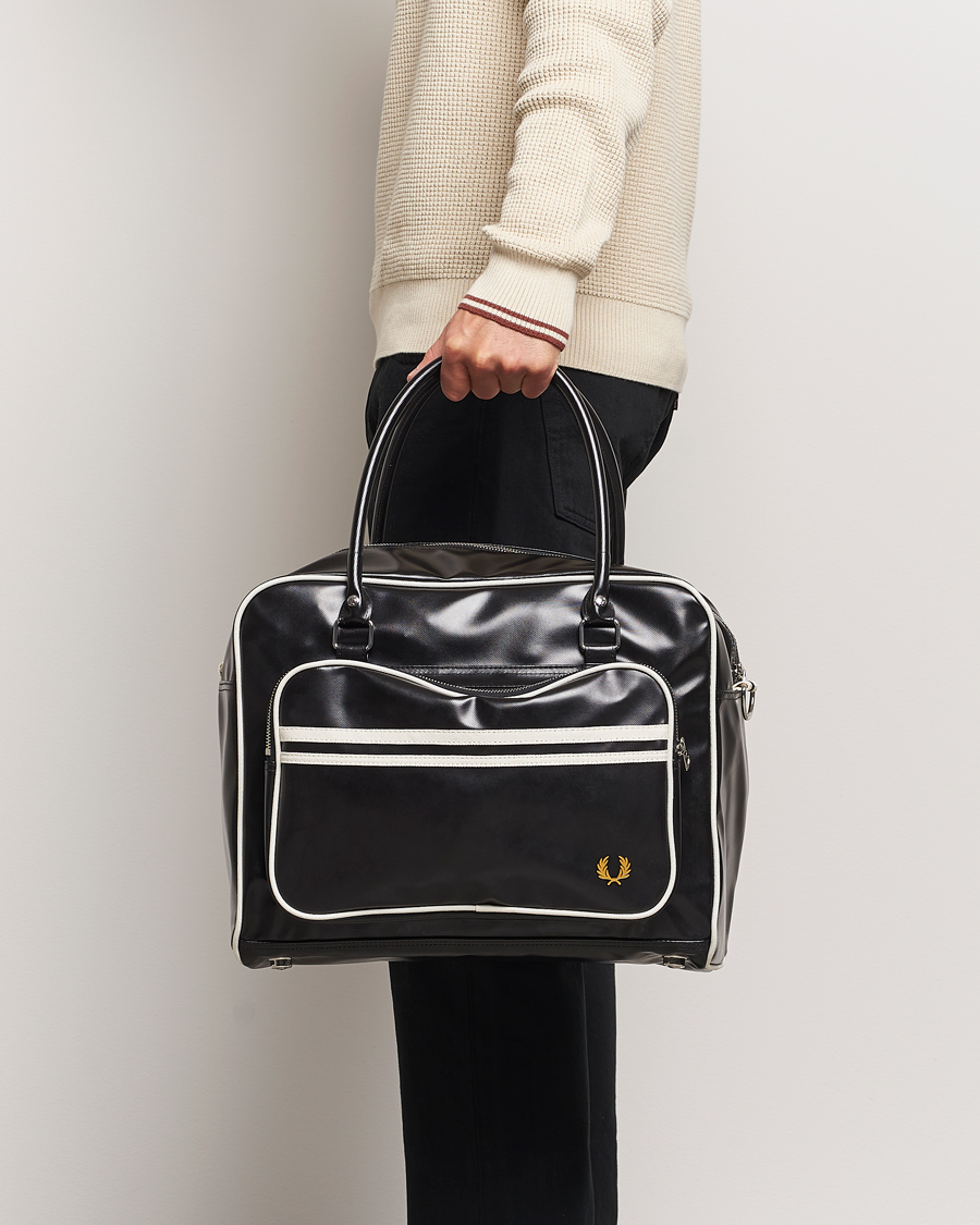 Uomini | Fred Perry Classic Holdall Black/Ecru | Fred Perry | Classic Holdall Black/Ecru
