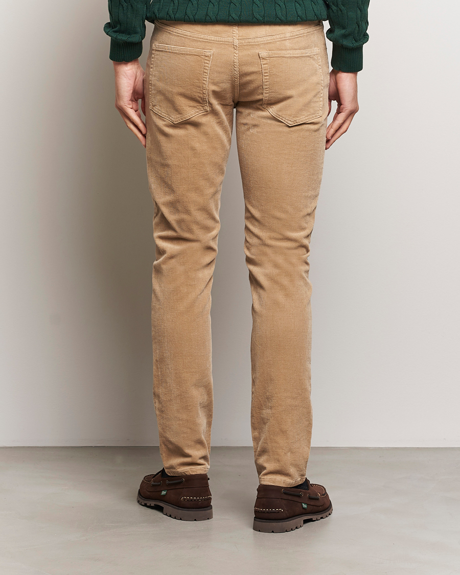 Uomini | Pantaloni | Gant | Cord 5-Pocket Jeans Dark Khaki