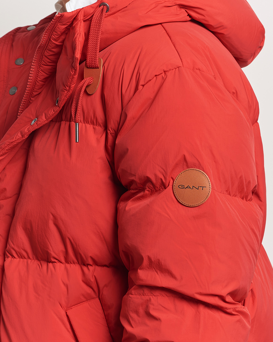 Uomini | Giacche | GANT | Expedition Down Puffer Ruby Red