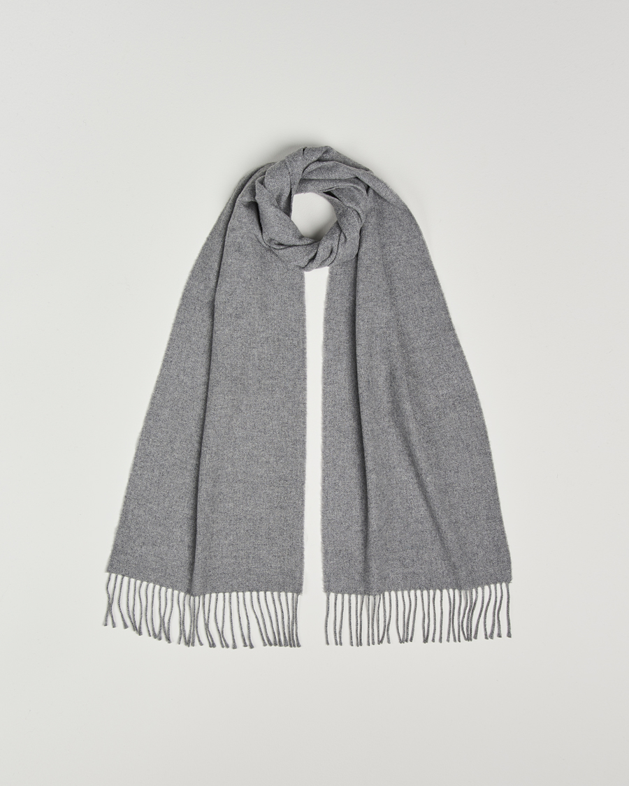 Uomini | GANT Wool Scarf Grey Melange | Gant | Wool Scarf Grey Melange