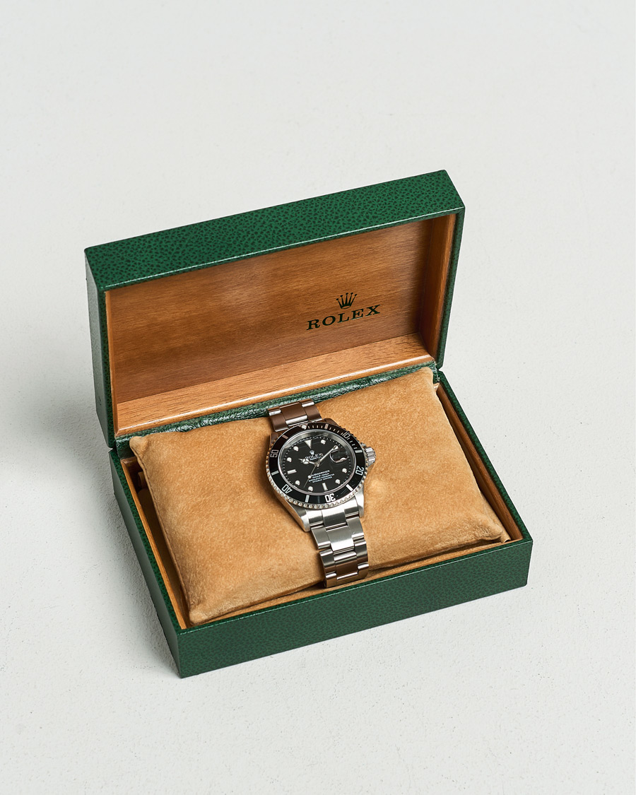 Uomini | Rolex Pre-Owned Submariner 16610 Silver | Rolex Pre-Owned | Submariner 16610 Silver