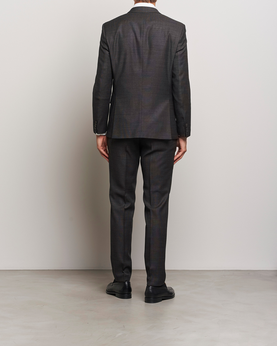 Uomini | Abiti | BOSS BLACK | Huge Wool Suit Open Green