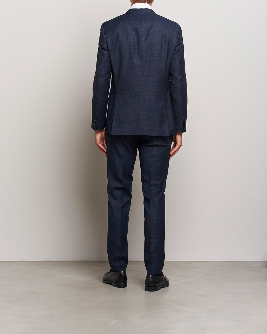 Uomini | Abiti | BOSS BLACK | Huge Wool Suit Open Blue