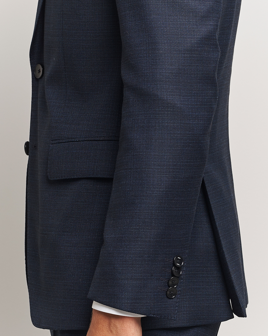 Uomini | Abiti | BOSS BLACK | Huge Wool Suit Open Blue