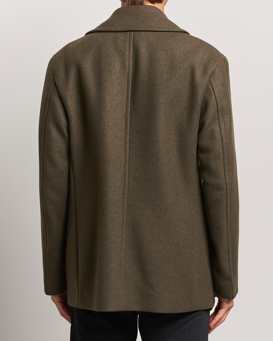Uomini | Giacche | BOSS BLACK | Clay Wool Peacoat Open Green