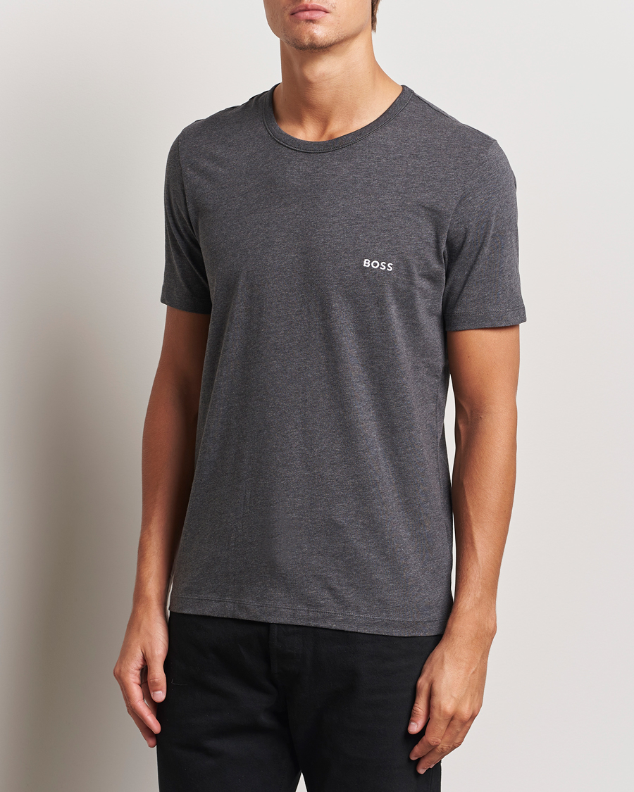 Uomini | T-shirt | BOSS BLACK | 3-Pack Crew Neck T-Shirt Grey/White/Navy