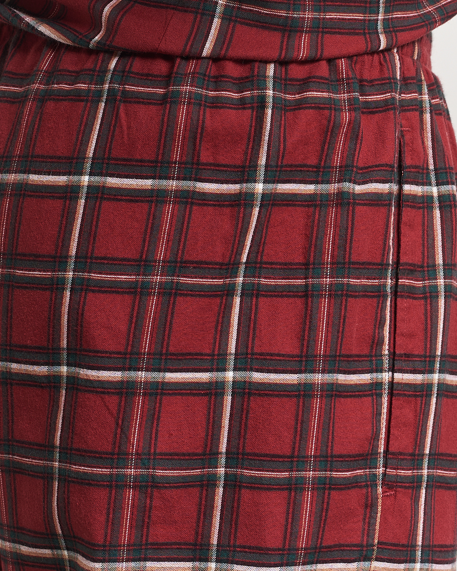 Uomini | Accappatoi & Pigiami | BOSS BLACK | Holiday Checked Pyjama Set Dark Red