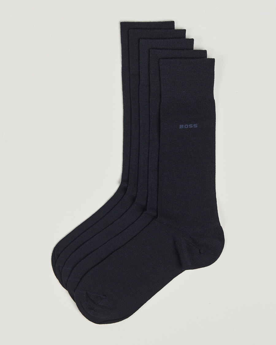 Uomini | Biancheria intima | BOSS BLACK | 5-Pack RS Uni Socks Dark Blue