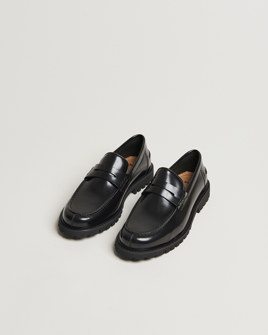 Uomini | BOSS BLACK Richayl Leather Loafer Black | BOSS BLACK | Richayl Leather Loafer Black