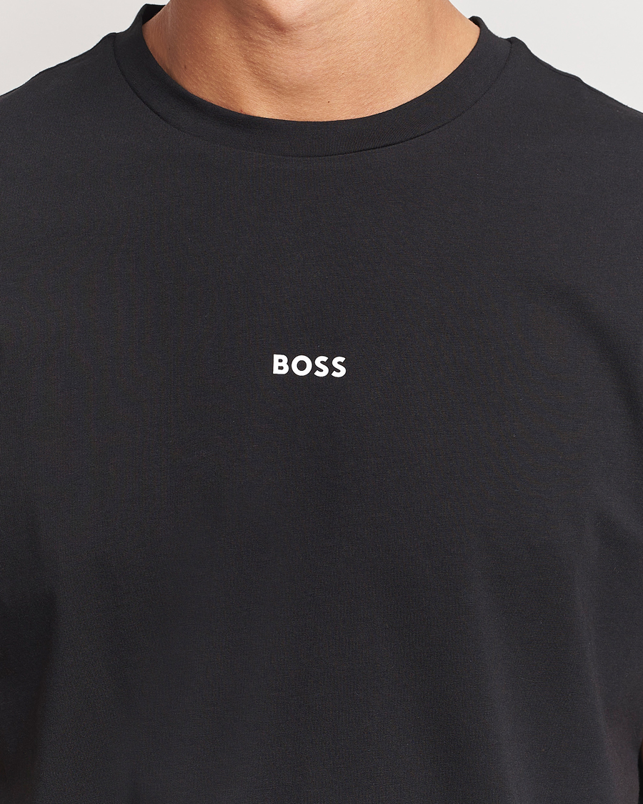 Uomini | T-shirt | BOSS ORANGE | Tchup Logo Crew Neck T-Shirt Black