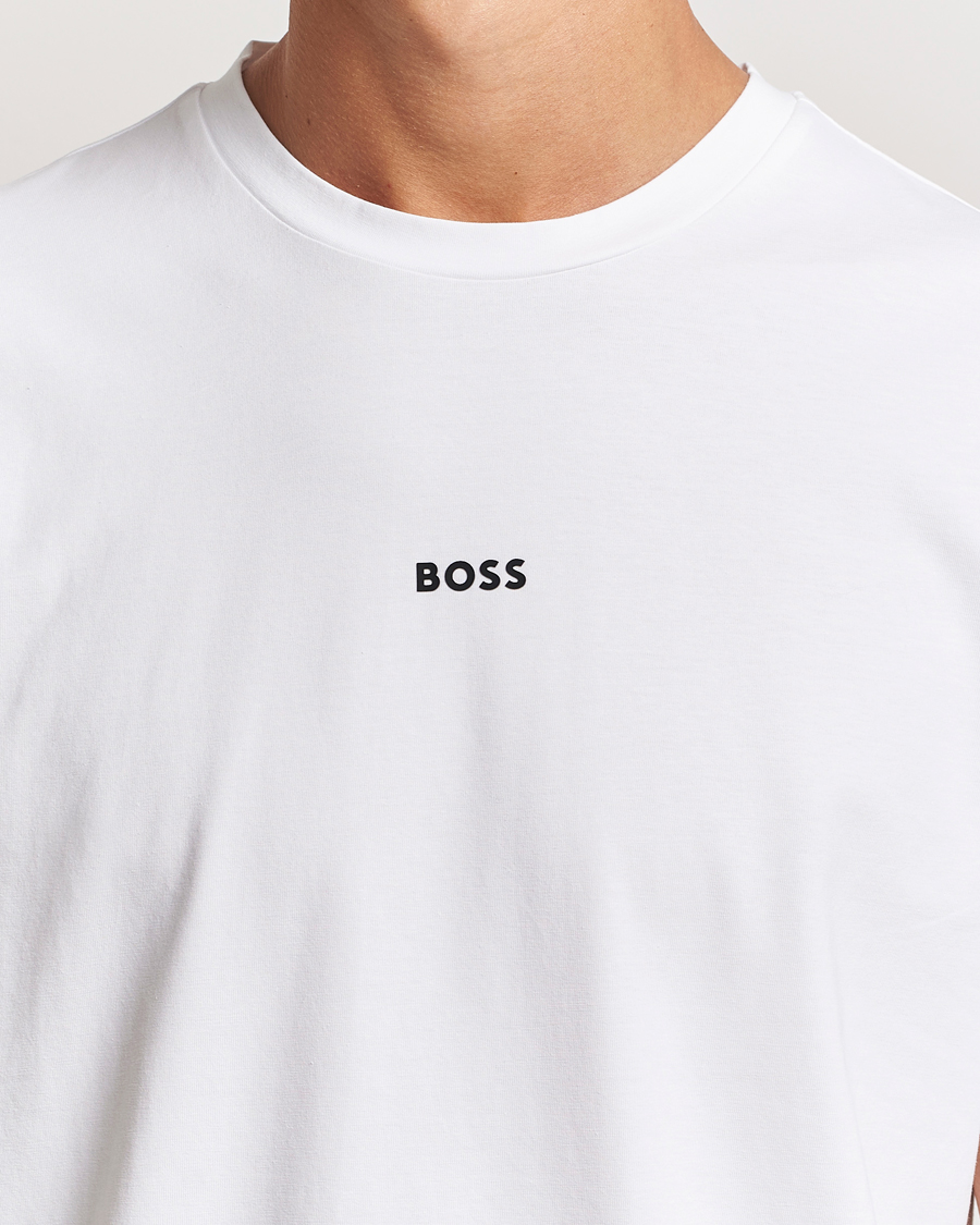 Uomini | T-shirt | BOSS ORANGE | Tchup Logo Crew Neck T-Shirt White