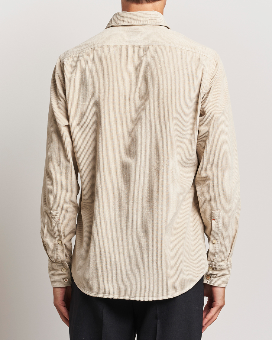 Uomini | Camicie | BOSS ORANGE | Relegant Corduroy Shirt Light Beige