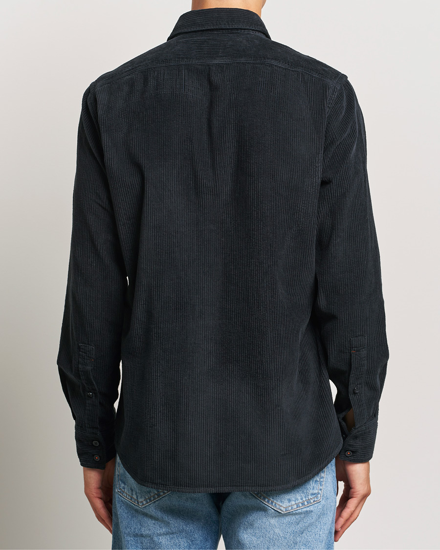 Uomini | Camicie | BOSS ORANGE | Relegant Corduroy Shirt Dark Blue