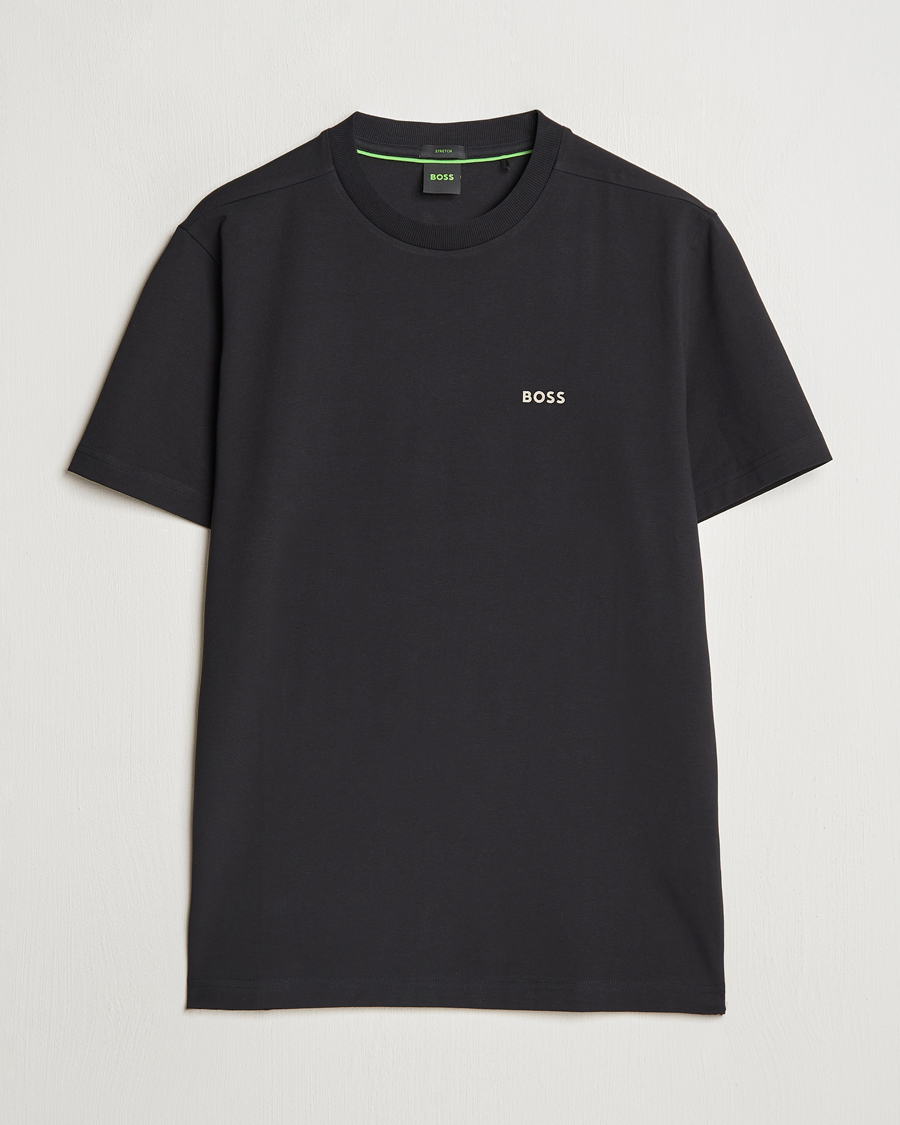 Uomini | T-shirt | BOSS GREEN | Logo Crew Neck T-Shirt Black