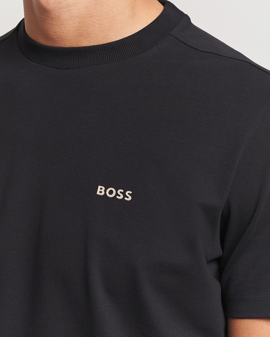 Uomini | T-shirt | BOSS GREEN | Logo Crew Neck T-Shirt Black