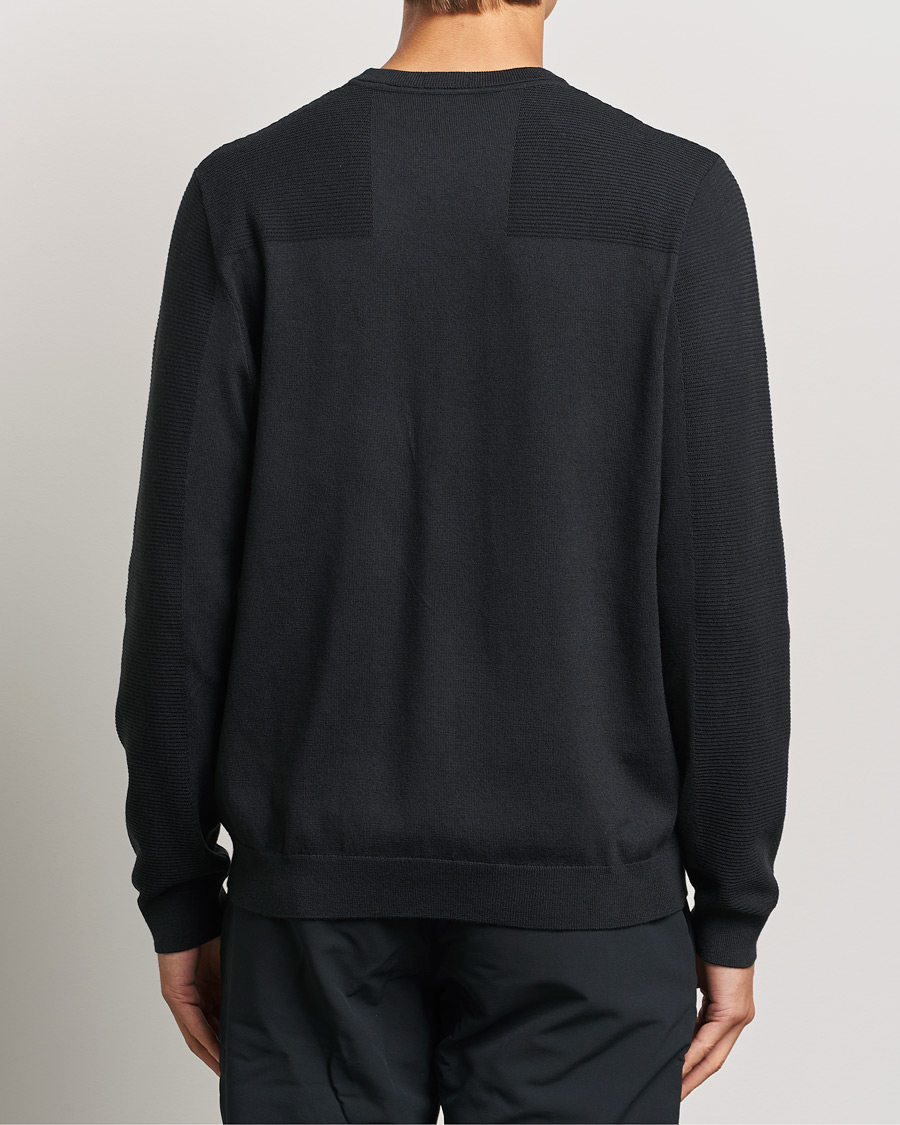 Uomini | Maglieria | BOSS GREEN | Momentum Knitted Crew Neck Dark Blue