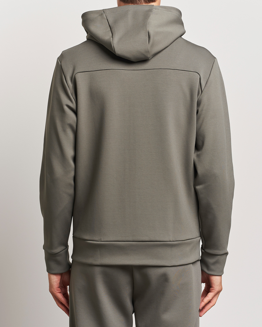 Uomini | Maglieria | BOSS GREEN | Saggy Full Zip Hoodie Light Grey