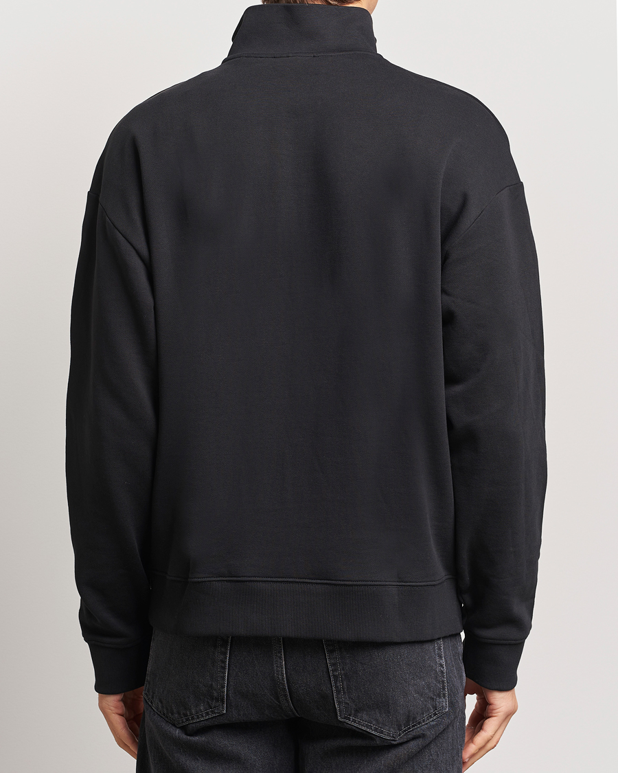 Uomini | Maglieria | HUGO | Durty Half Zip Sweatshirt Black