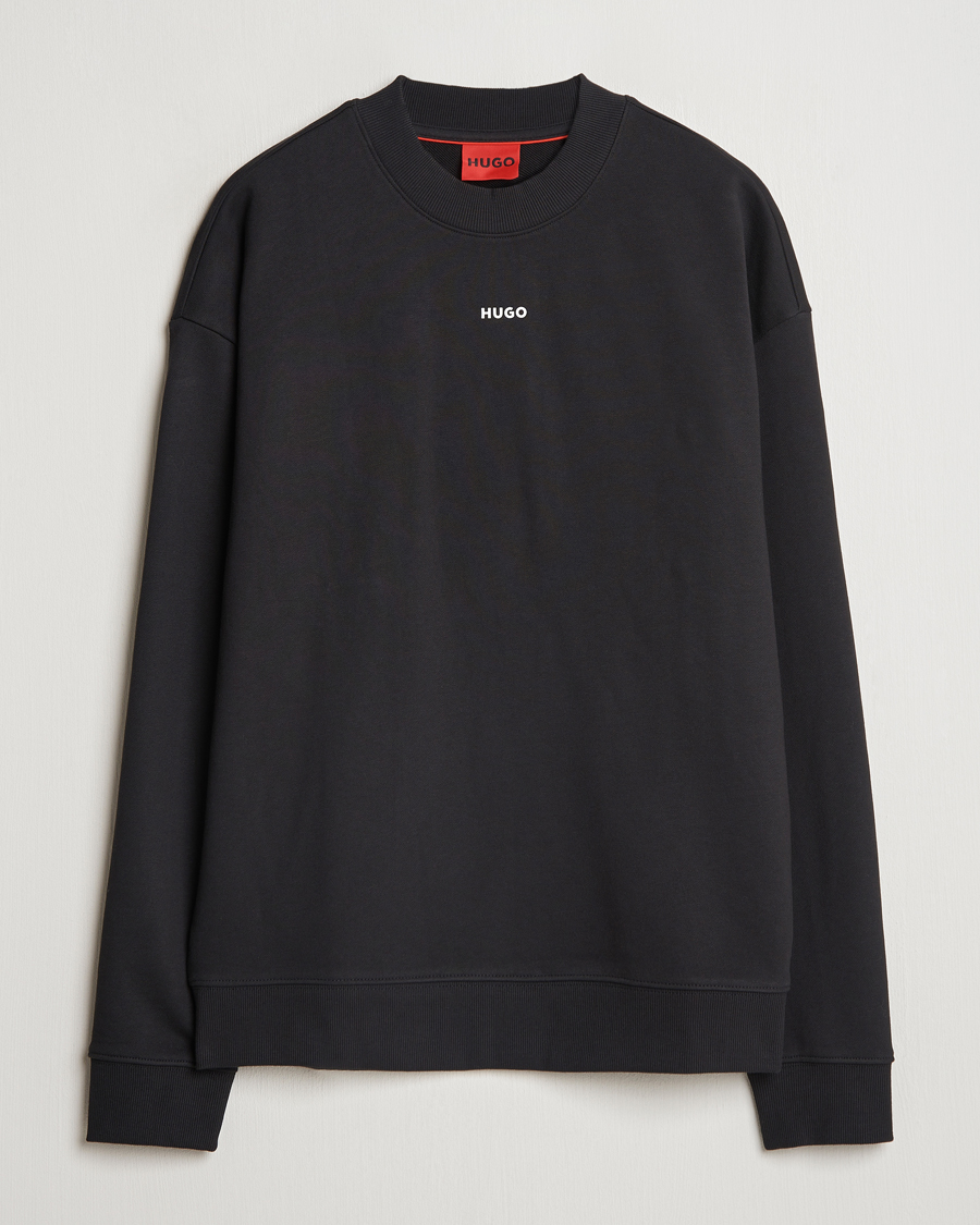 Uomini | Maglieria | HUGO | Dapo Crew Neck Sweatshirt Black