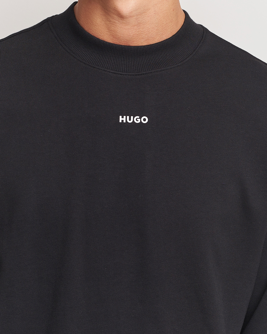 Uomini | Maglieria | HUGO | Dapo Crew Neck Sweatshirt Black