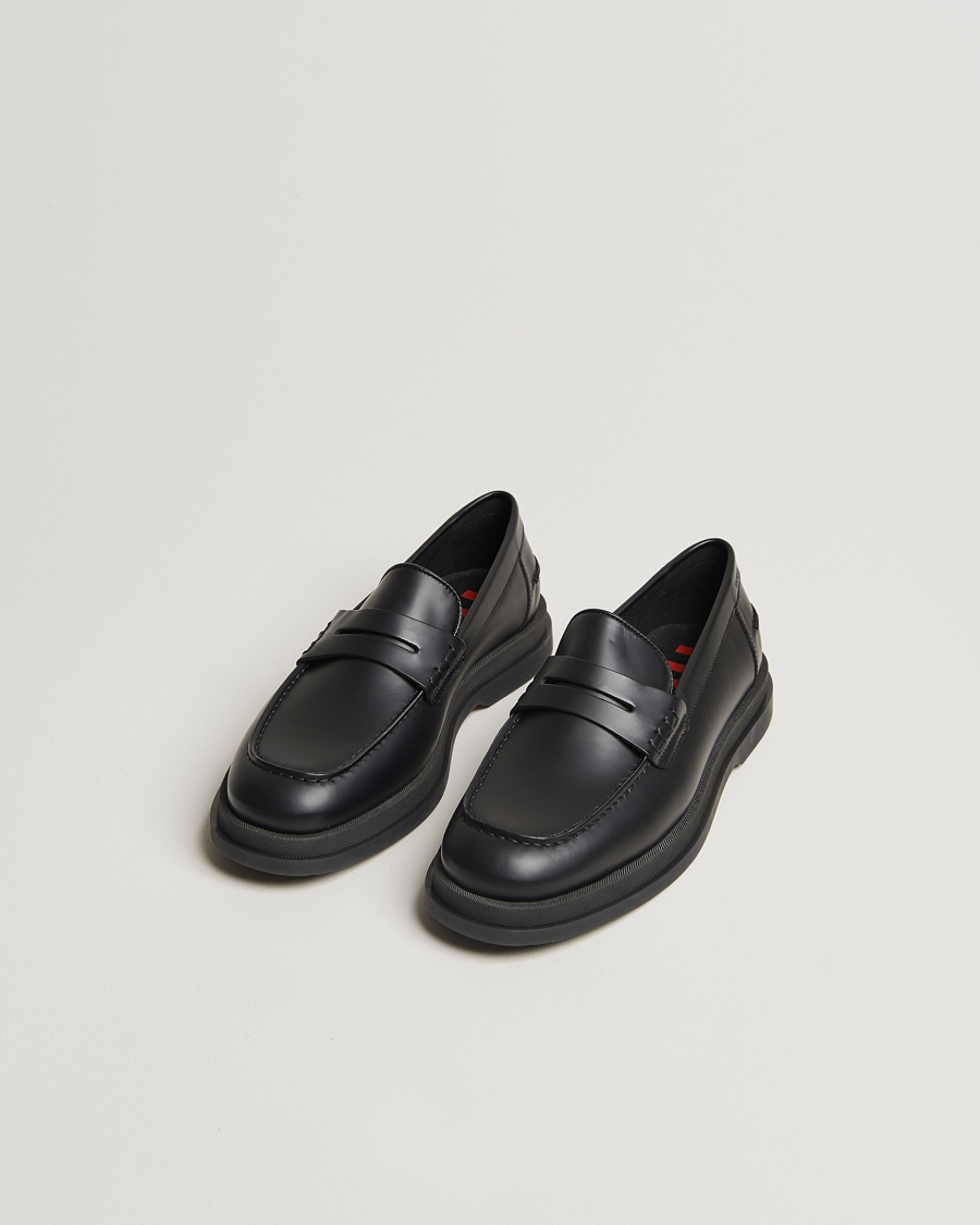 Uomini | HUGO Chaol Leather Loafer Black | HUGO | Chaol Leather Loafer Black