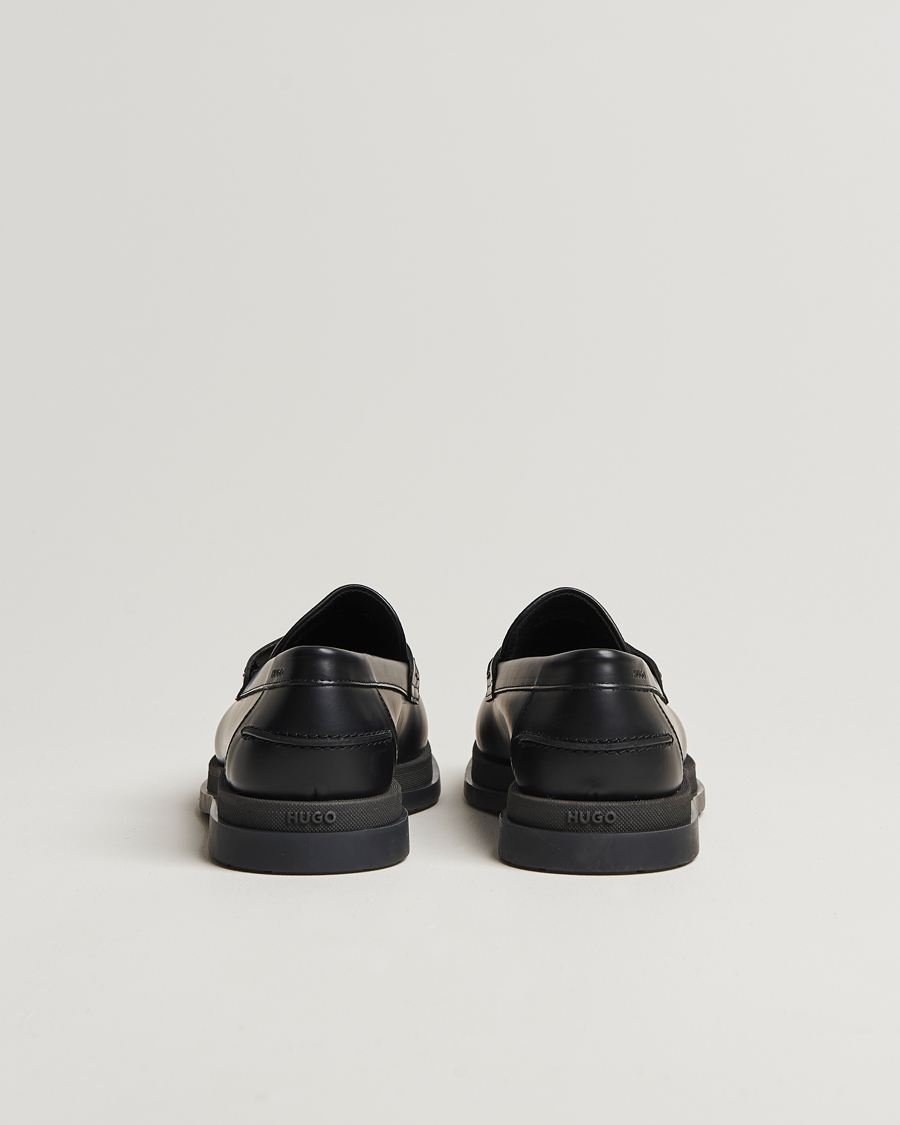 Uomini | HUGO Chaol Leather Loafer Black | HUGO | Chaol Leather Loafer Black