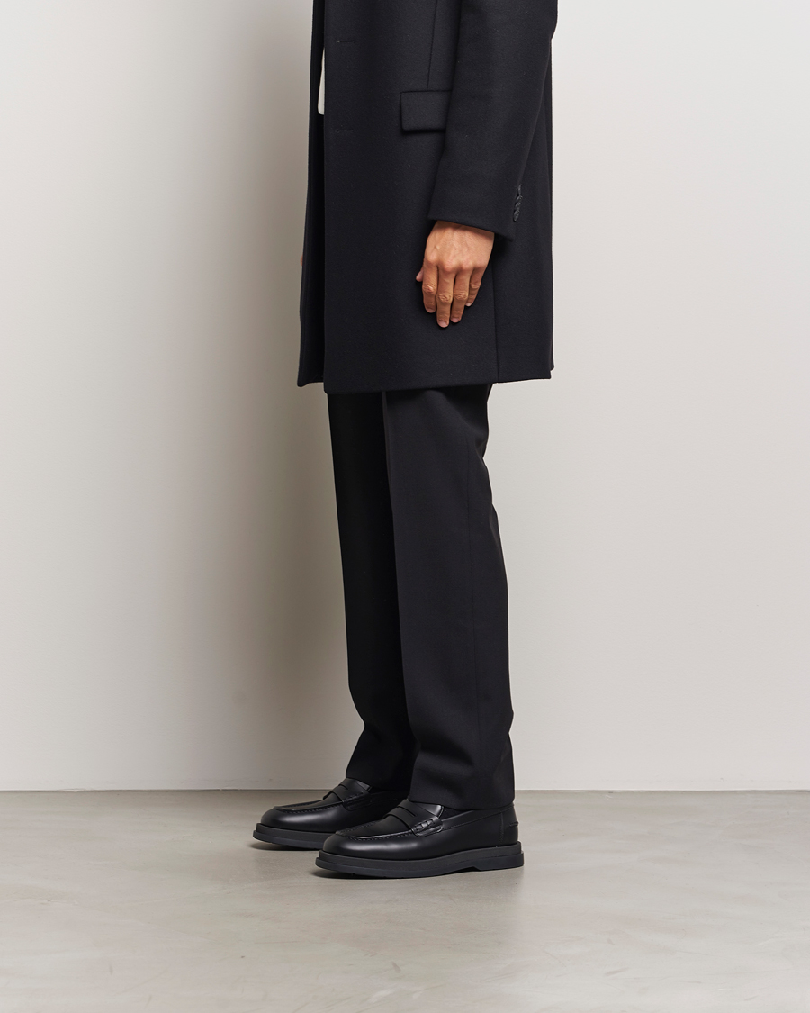 Uomini | HUGO Chaol Leather Loafer Black | HUGO | Chaol Leather Loafer Black