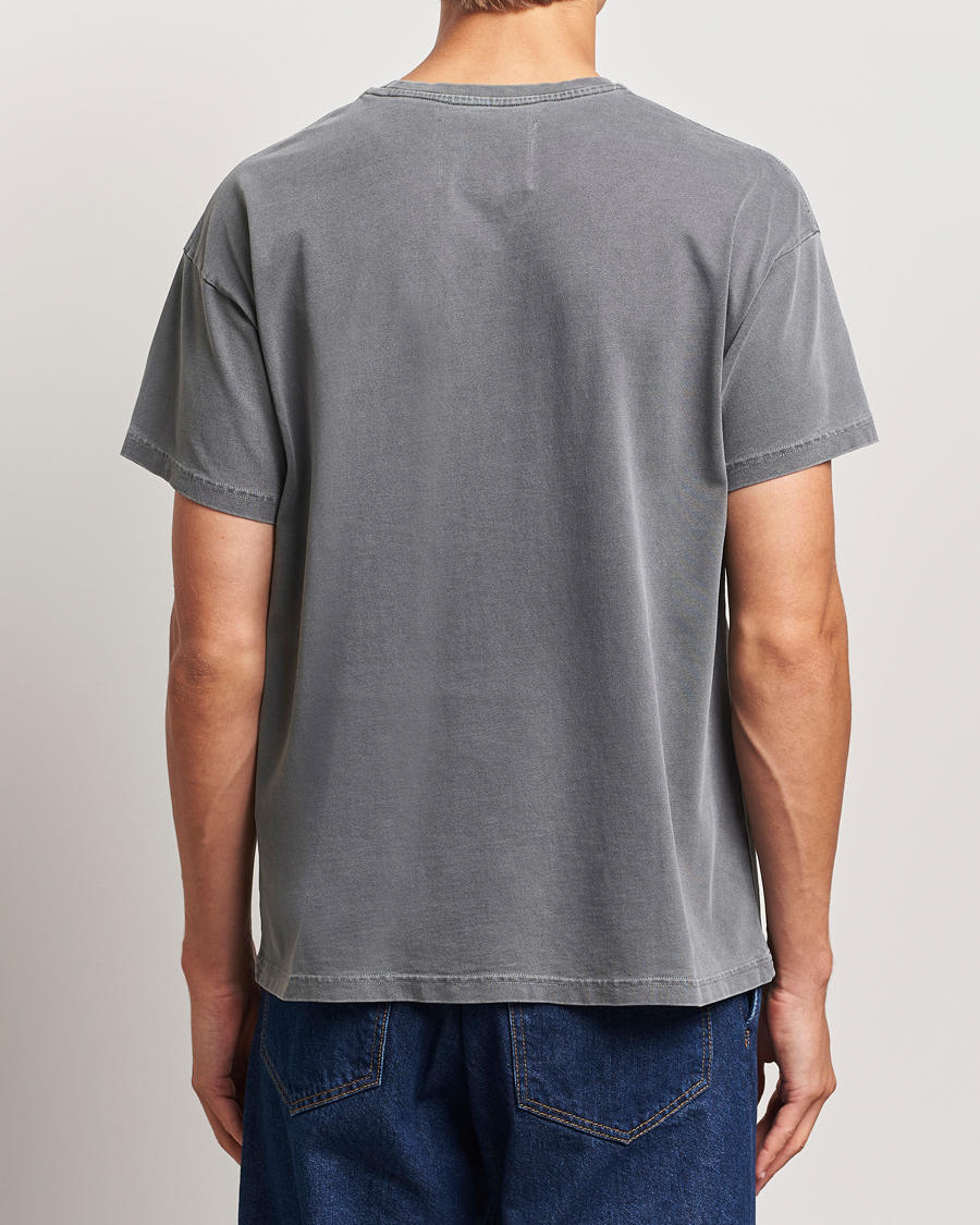 Uomini | T-shirt | Jeanerica | Ruben Crew Neck T-Shirt Washed Black