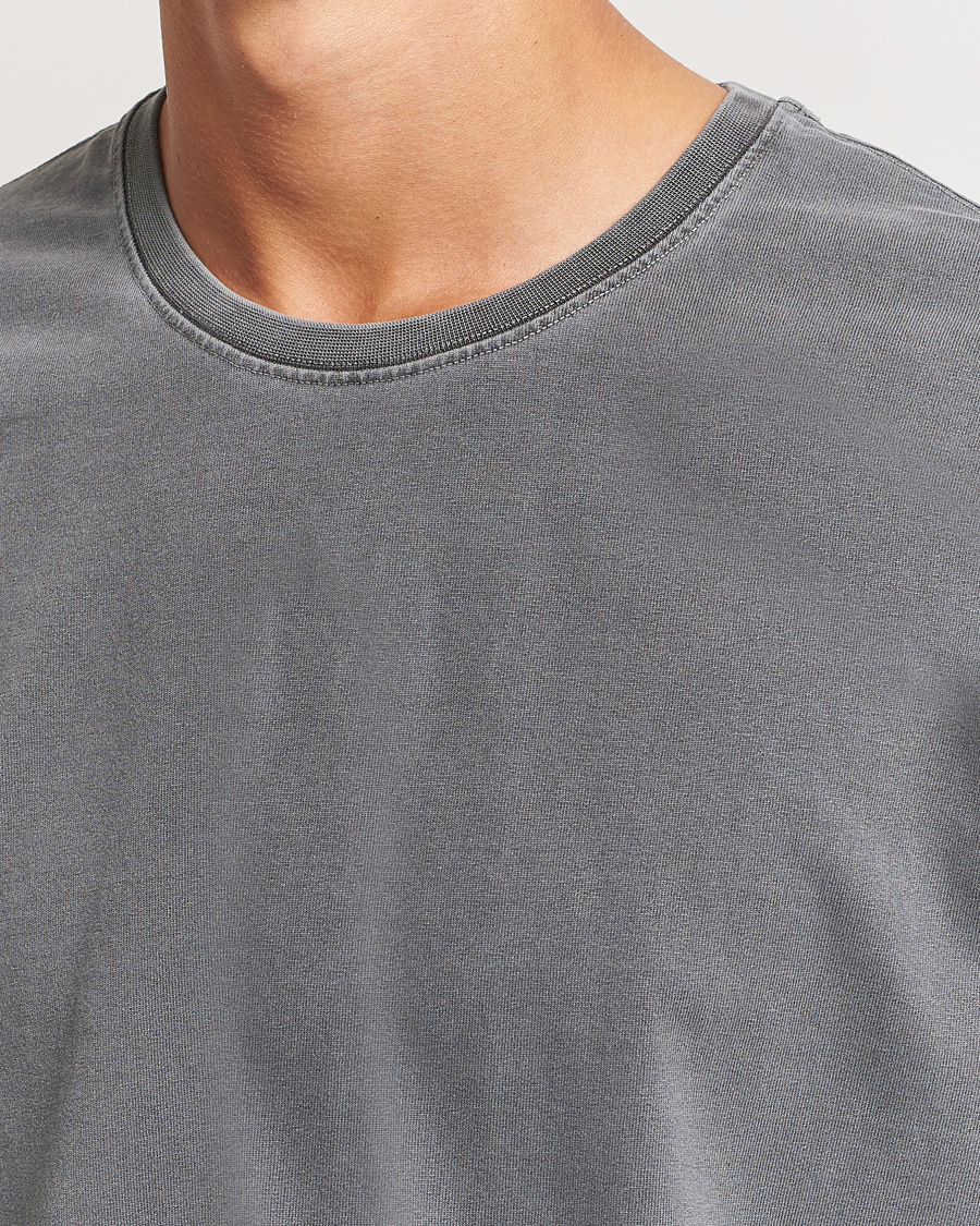 Uomini | T-shirt | Jeanerica | Ruben Crew Neck T-Shirt Washed Black