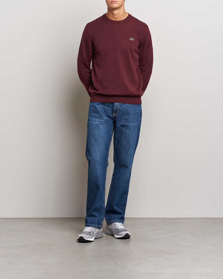 Uomini | Maglieria | Lacoste | Cotton Knitted Sweater Espresso