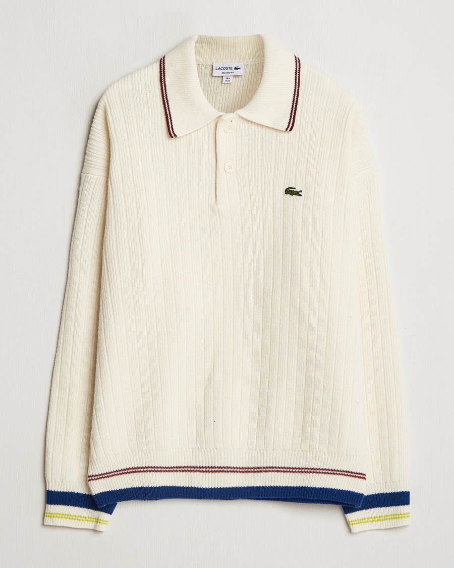 Uomini | Maglieria | Lacoste | Retro Tennis Wool Polo Lapland