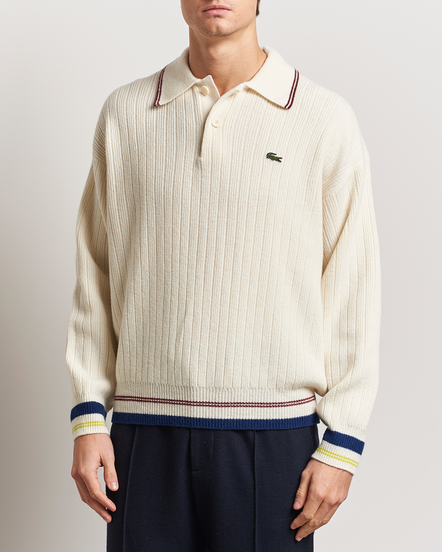 Uomini | Maglieria | Lacoste | Retro Tennis Wool Polo Lapland