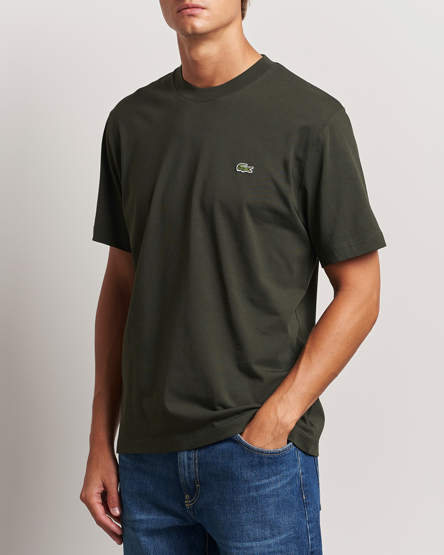 Uomini | T-shirt | Lacoste | Crew Neck T-Shirt Sapwood