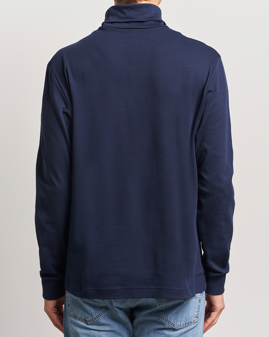 Uomini | Maglieria | Lacoste | Interlock Cotton Rollneck Navy