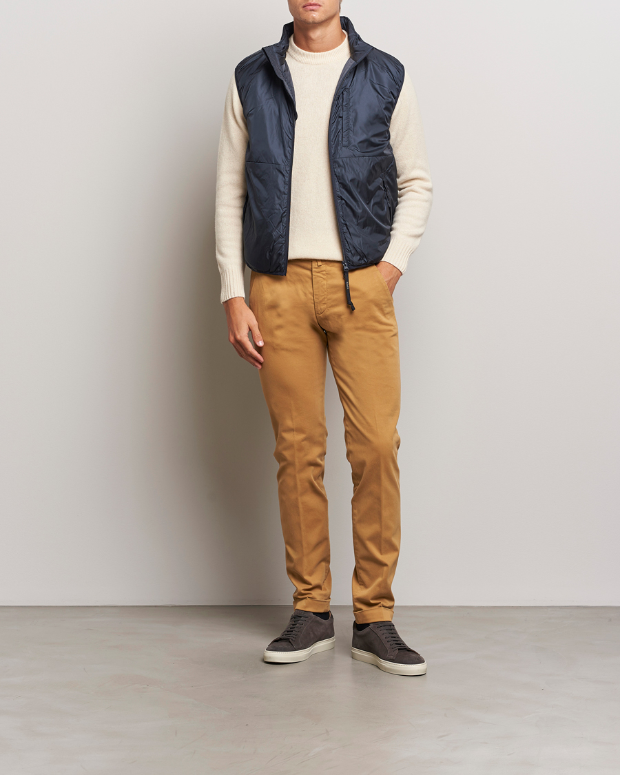 Uomini | Pantaloni | Briglia 1949 | Slim Fit Cotton Stretch Chino Camel