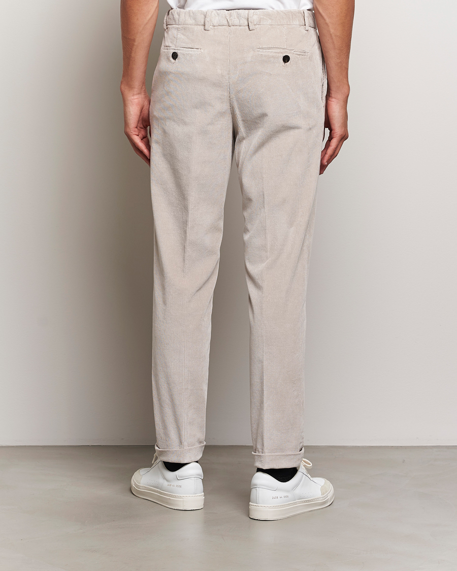 Uomini | Pantaloni | Briglia 1949 | Easy Fit Corduroy Trousers Beige