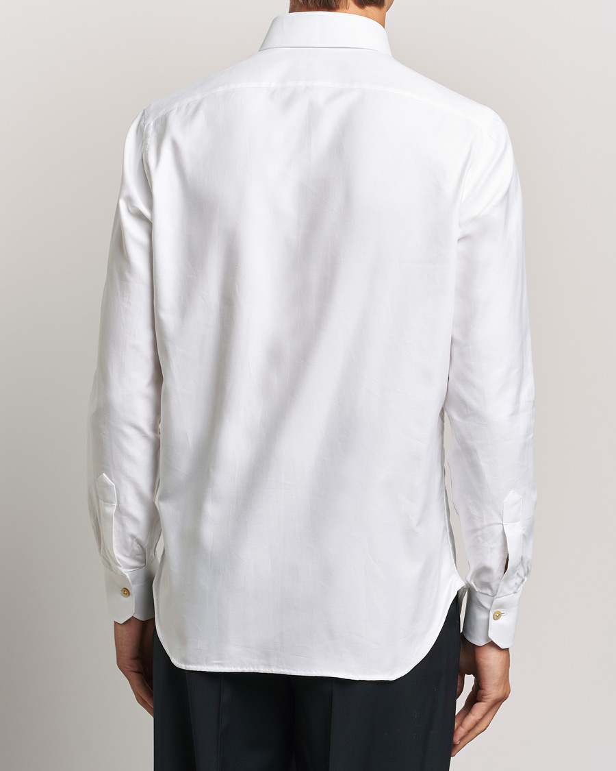 Uomini | Camicie | Kiton | Slim Fit Button Down Oxford Shirt White