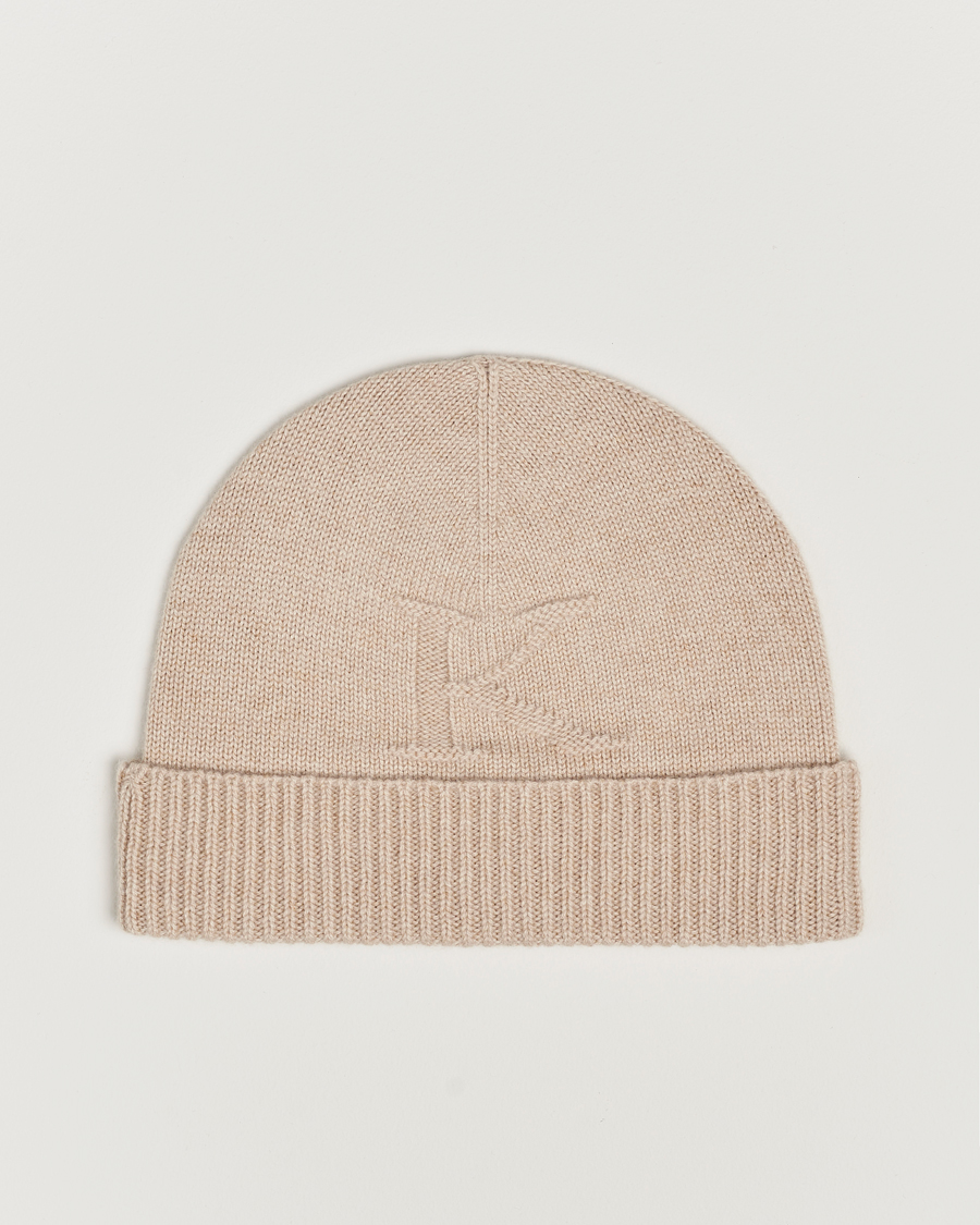 Uomini | Kiton Cashmere Beanie Beige | Kiton | Cashmere Beanie Beige
