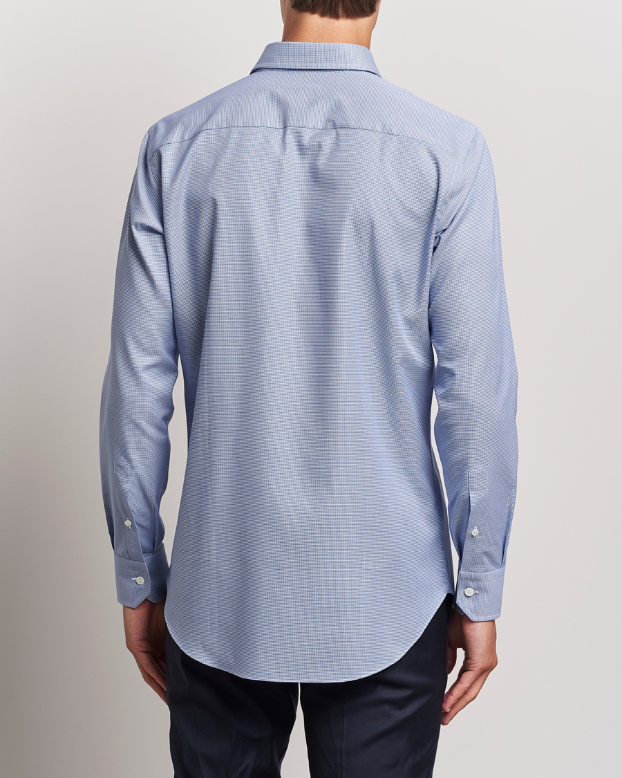 Uomini | Camicie | Brioni | Slim Fit Micro Structure Dress Shirt Light Blue