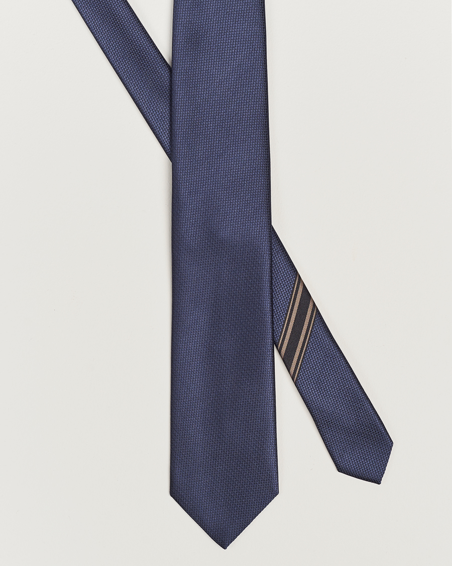 Uomini | Brioni Jacquard Silk Tie Navy | Brioni | Jacquard Silk Tie Navy