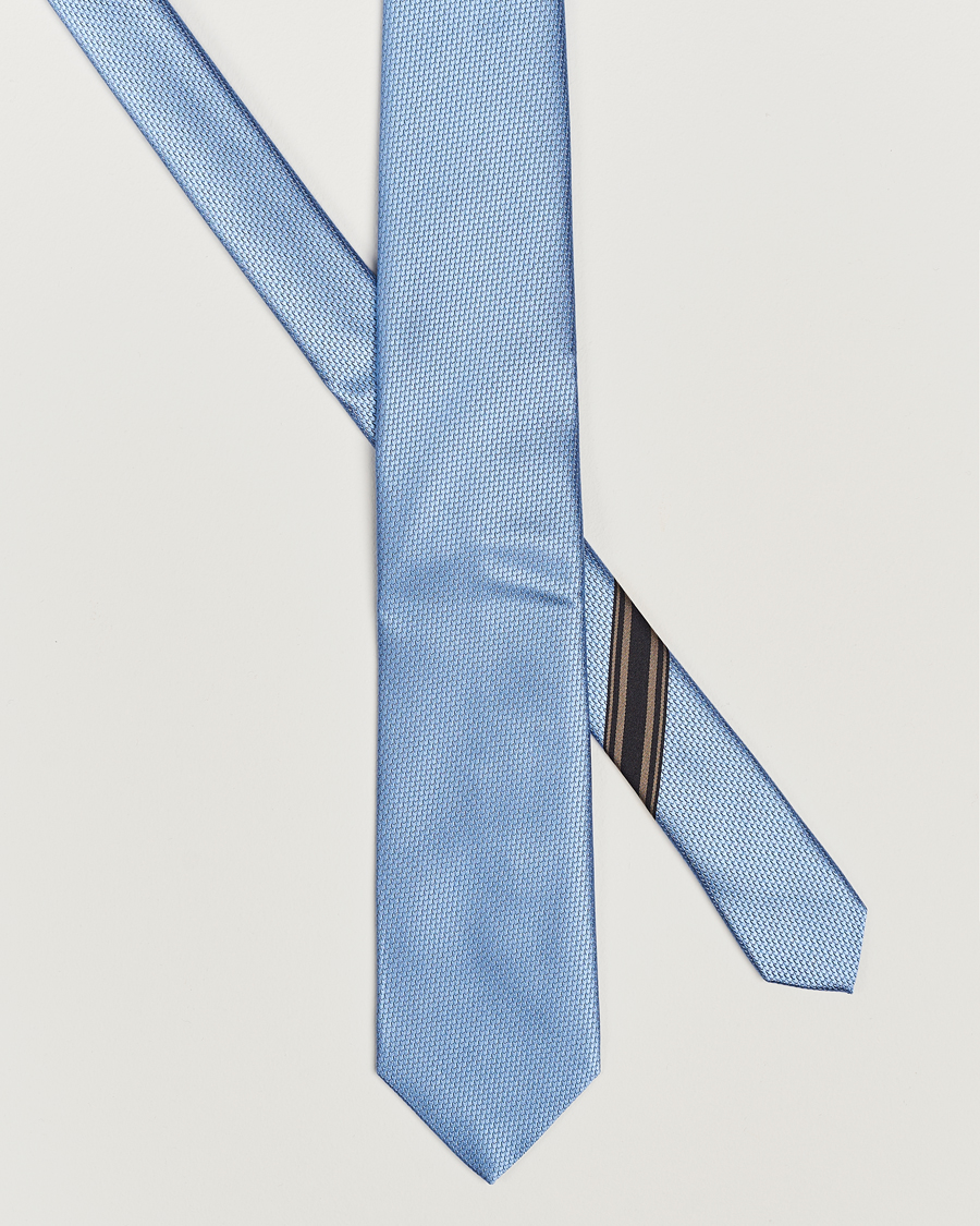 Uomini | Brioni Jacquard Silk Tie Light Blue | Brioni | Jacquard Silk Tie Light Blue