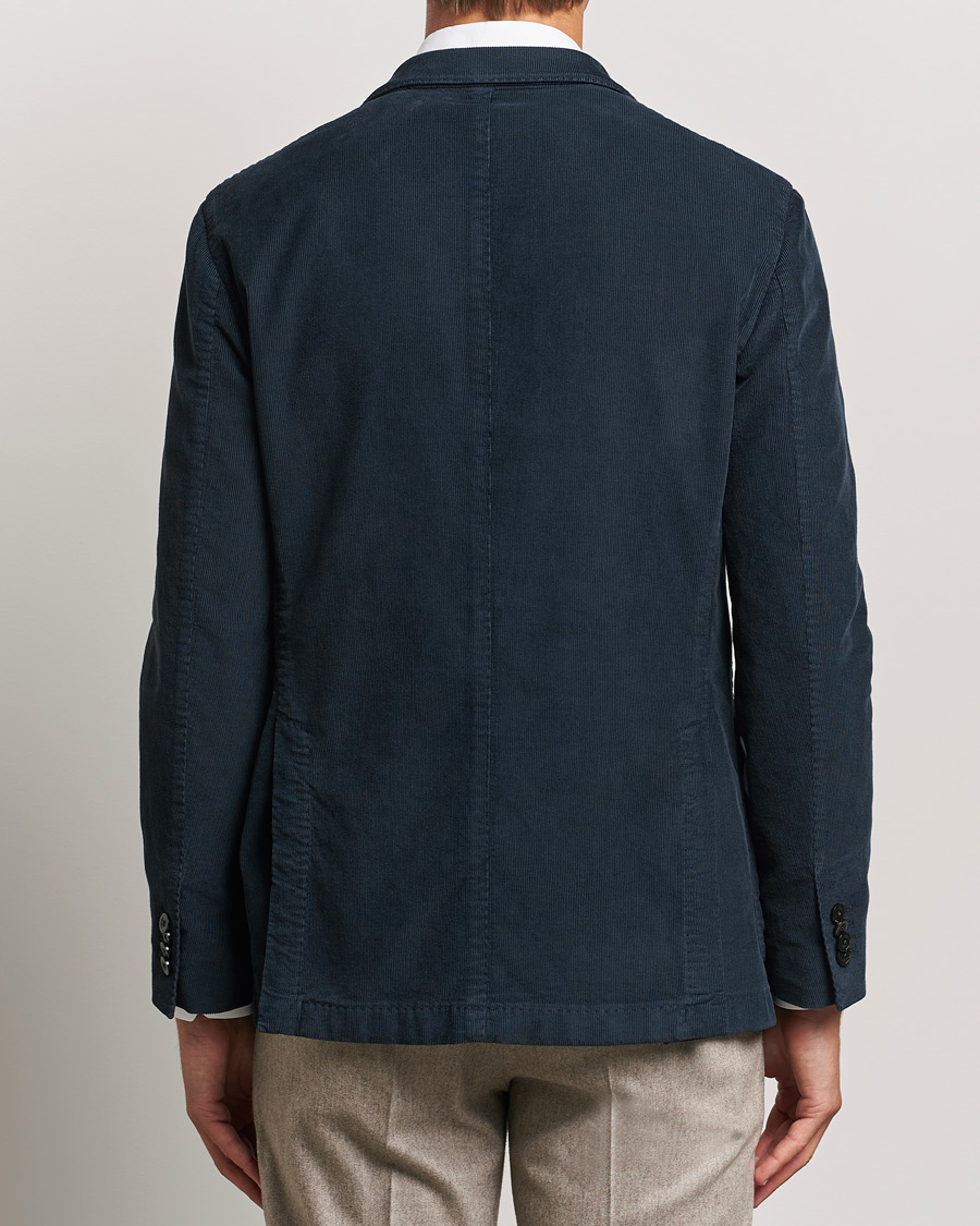 Uomini | Blazers | Boglioli | K Jacket Corduroy Blazer Navy
