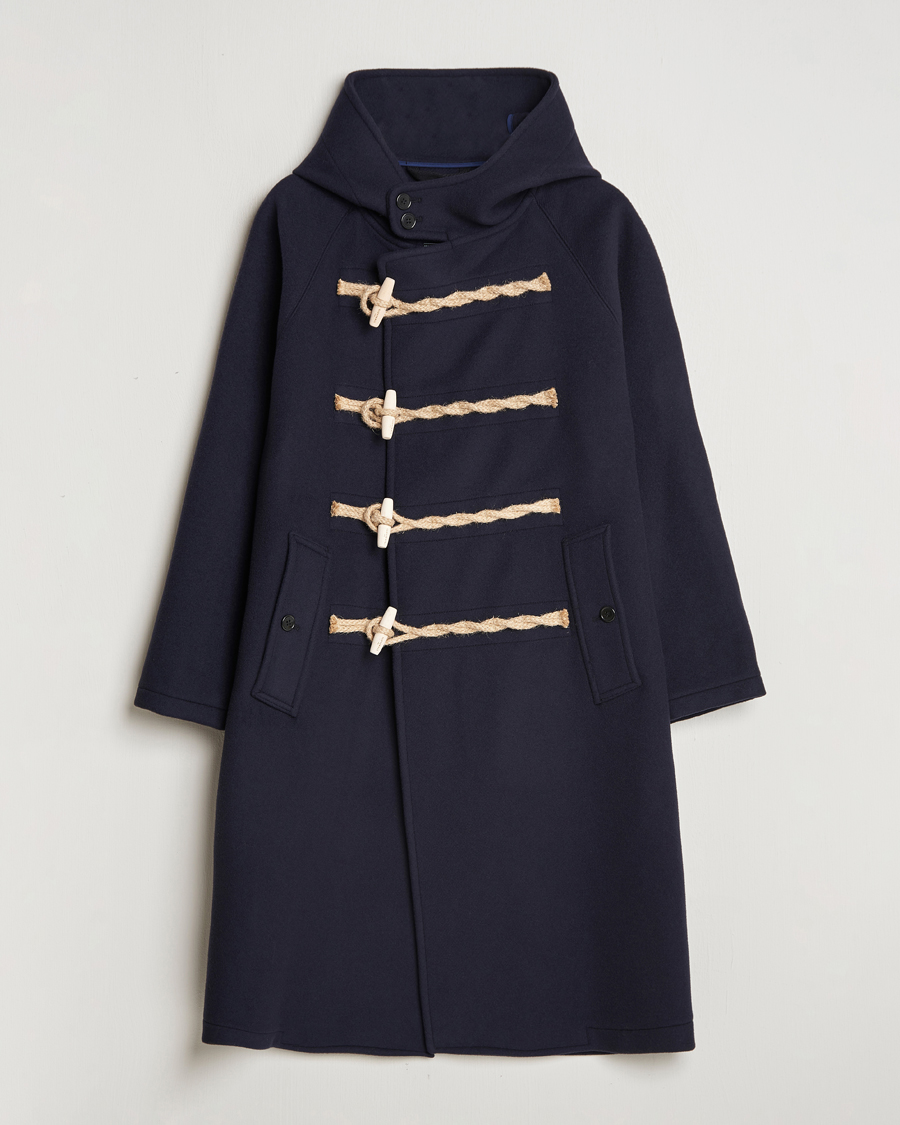 Uomini | Giacche | Gloverall | Huxley Duffle Coat Navy