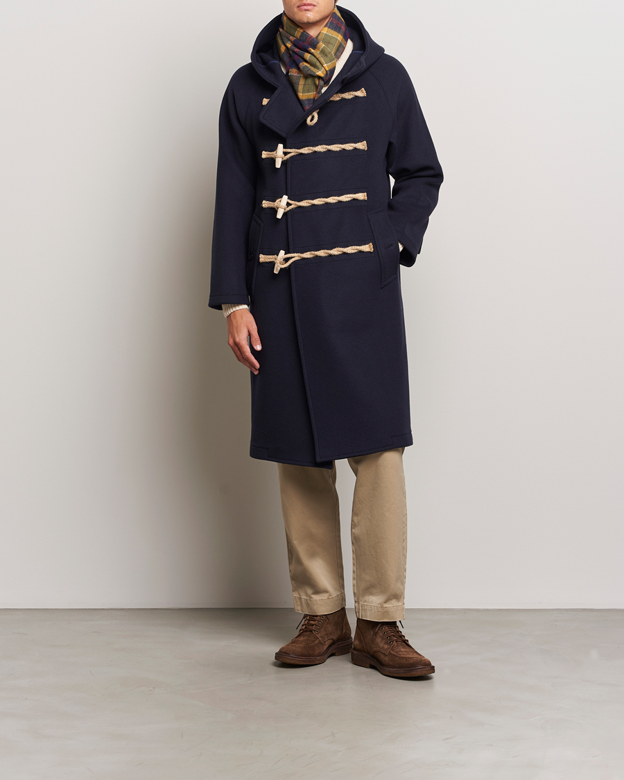 Uomini | Giacche | Gloverall | Huxley Duffle Coat Navy