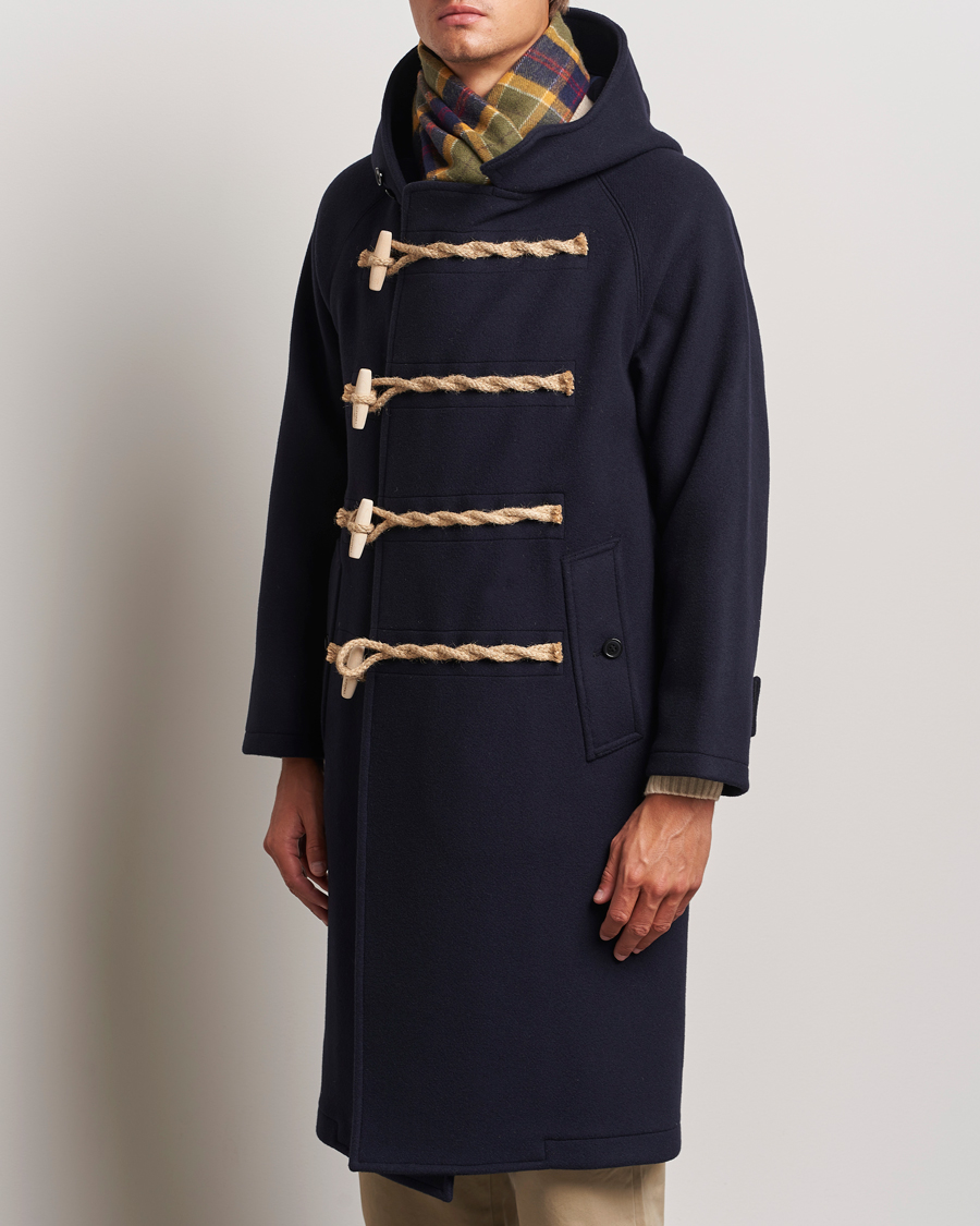 Uomini | Giacche | Gloverall | Huxley Duffle Coat Navy