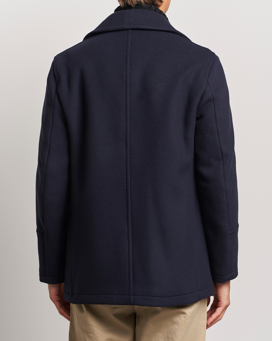 Uomini | Giacche | Gloverall | Tennyson Peacoat Navy