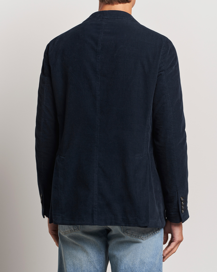 Uomini | Blazers | Massimo Alba | Baby Corduroy Blazer Navy