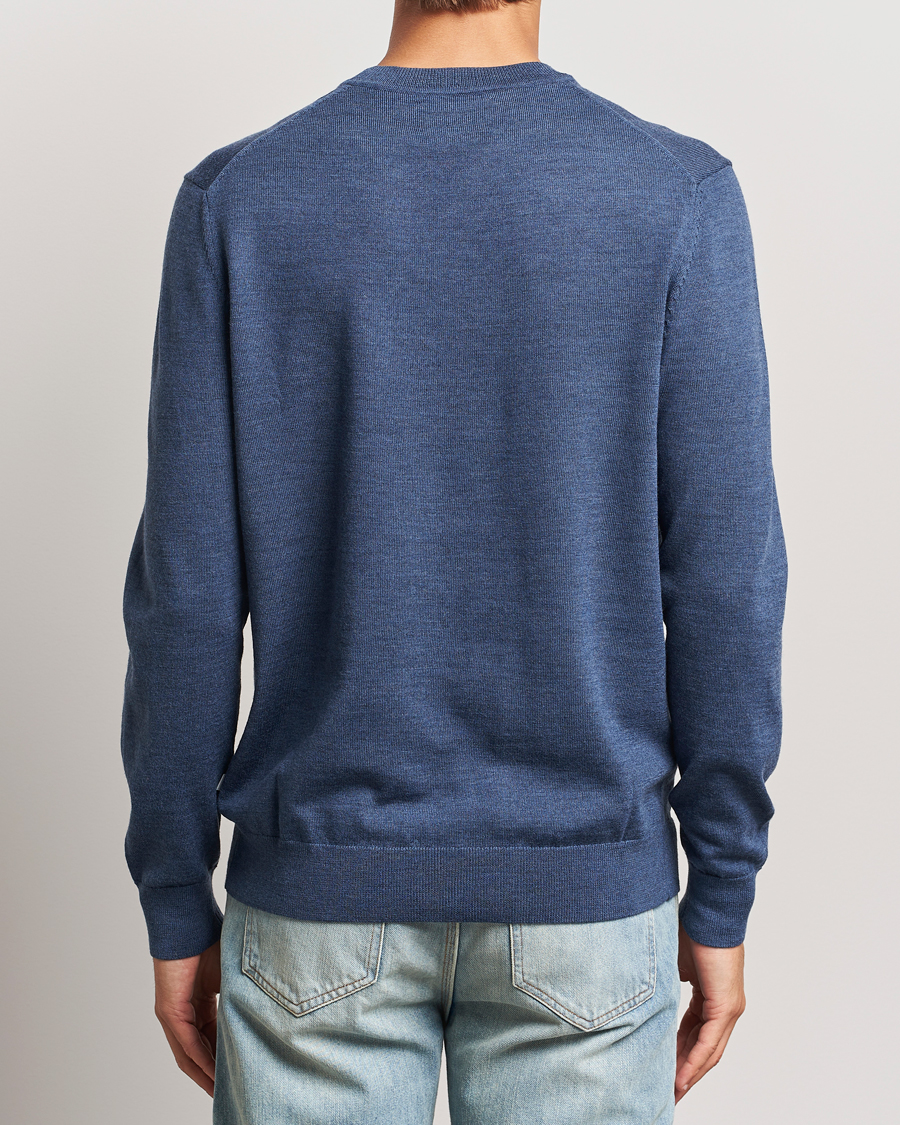 Uomini | Maglieria | NN07 | Ted Merino Crew Neck Pullover Bearing Sea