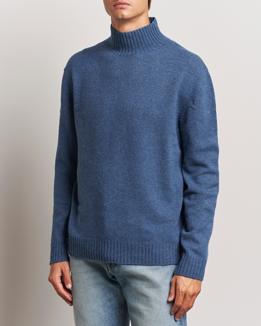 Uomini | Maglieria | NN07 | Clark Wool Knitted Polo Bering Sea
