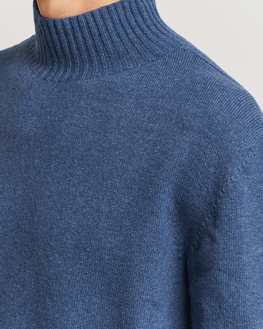 Uomini | Maglieria | NN07 | Clark Wool Knitted Polo Bering Sea